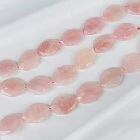 Бусины для украшений из Розового кварца, Артикул: 117452 - изображение товара №2