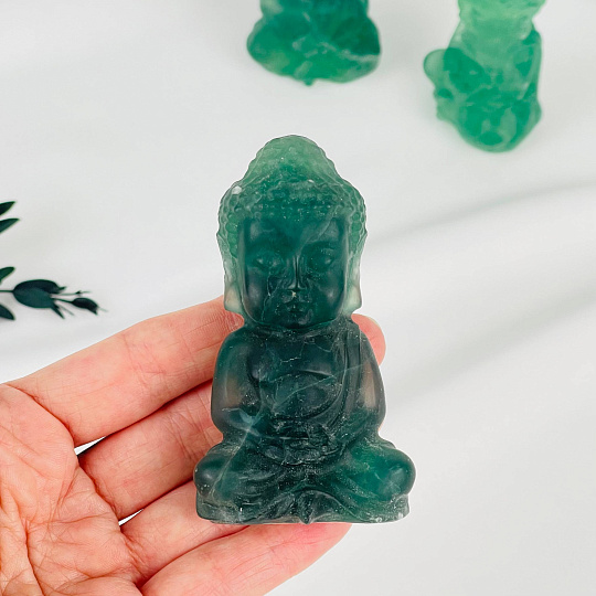 Фигурка Будда из Флюорита, Артикул: 117437 - изображение товара №3
