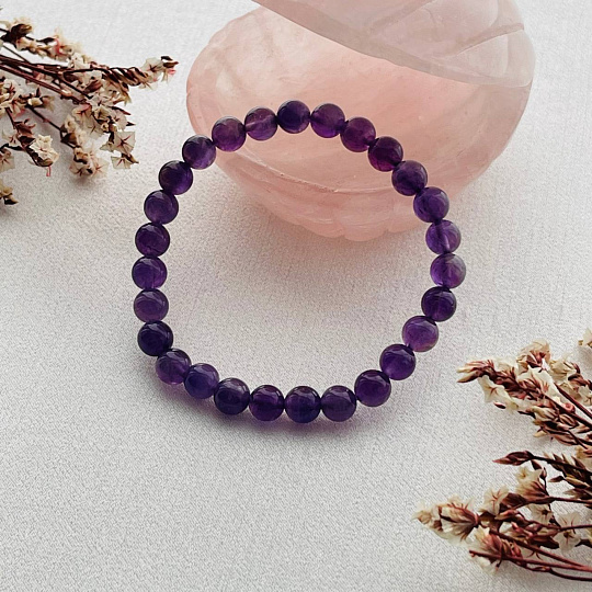 Браслет из Аметиста, Артикул: 086842 - изображение товара №1