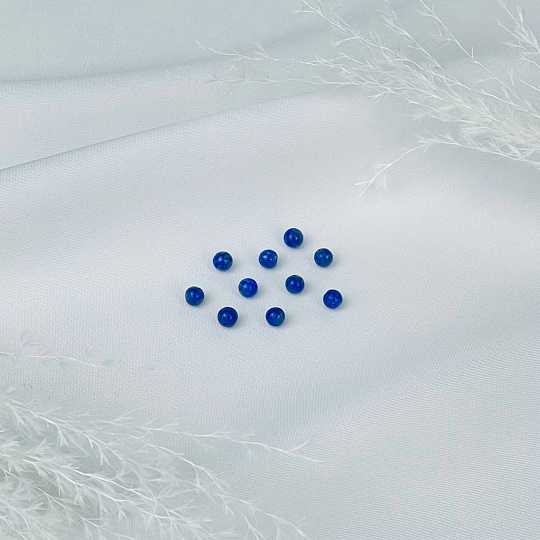 Бусины для украшений из Лазурита (10 шт), Артикул: 116541 - изображение товара №1
