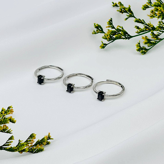 Кольцо регулируемое из Гиперстена, Артикул: 115779 - изображение товара №2