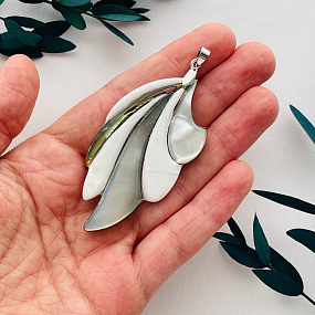 Кулон из Преламутра и Халиотиса, Артикул: 100384 - изображение товара №2