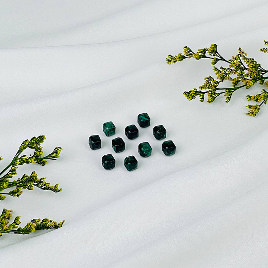 Бусины для украшений из Фуксита (10 шт), Артикул: 116743 - изображение товара №1