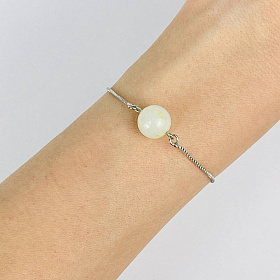 Браслет регулируемый с Опалом