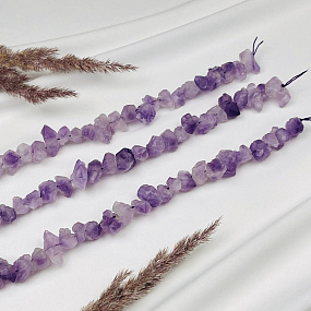 Бусины для украшений из необработанного Аметиста, Артикул: 071138 - изображение товара №3