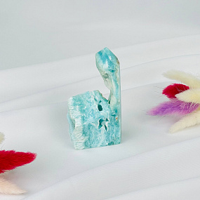 Кристалл из голубого Арагонита (Кальцит)