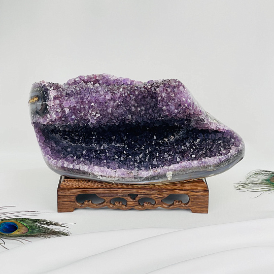 Друза Аметиста на подставке, Артикул: 112857 - изображение товара №2