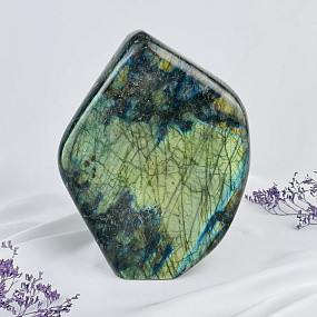 Срез (экран) из камня Лабрадор полированный, Артикул: 103509 - изображение товара №1