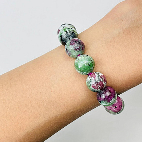 Браслет из Цоизита "Аниолит", Артикул: 074015 - изображение товара №2