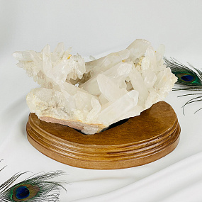 Друза Горного Хрусталя на подставке, Артикул: 117717 - изображение товара №1