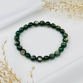 Браслет из Лепидолита "Мусковит", Артикул: 107657 - изображение товара №1