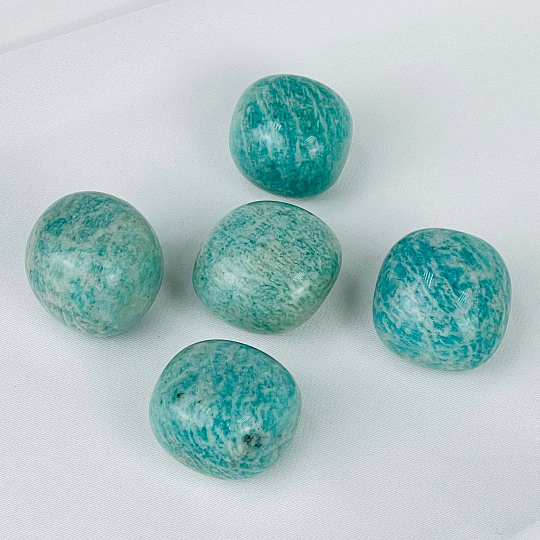 Галтовка из Амазонита (10 шт), Артикул: 118076 - изображение товара №2