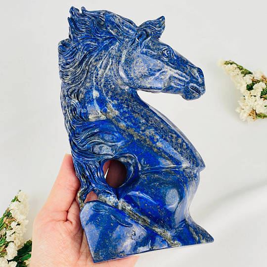 Статуэтка резная "Лошадь" из Лазурита, Артикул: 104784 - изображение товара №3