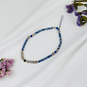 Держатель для телефона из Содалита и Агата, Артикул: 118146 - изображение товара №1