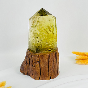 Кристалл из Цитрина на подставке, Артикул: 113384 - изображение товара №1