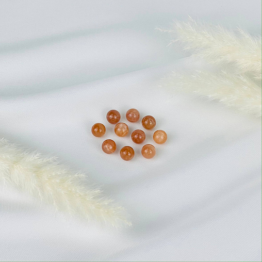 Бусины для украшений из Лунного камня (10 шт), Артикул: 117552 - изображение товара №1