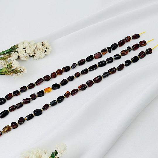 Бусины для украшений из Янтаря, Артикул: 116033 - изображение товара №3