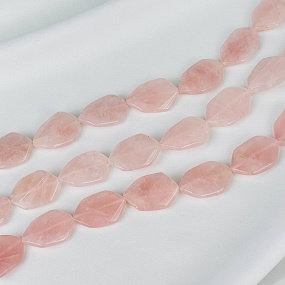 Бусины для украшений из Розового кварца, Артикул: 117451 - изображение товара №2