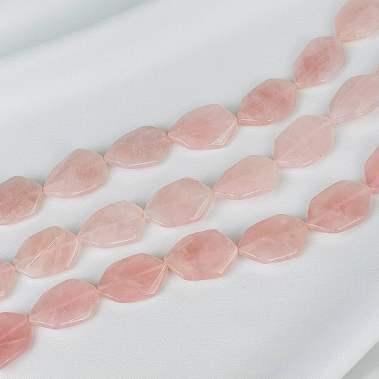 Бусины для украшений из Розового кварца, Артикул: 117451 - изображение товара №2