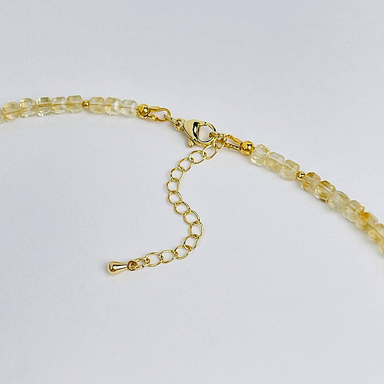 Колье из Цитрина (градиент), Артикул: 119989 - изображение товара №3