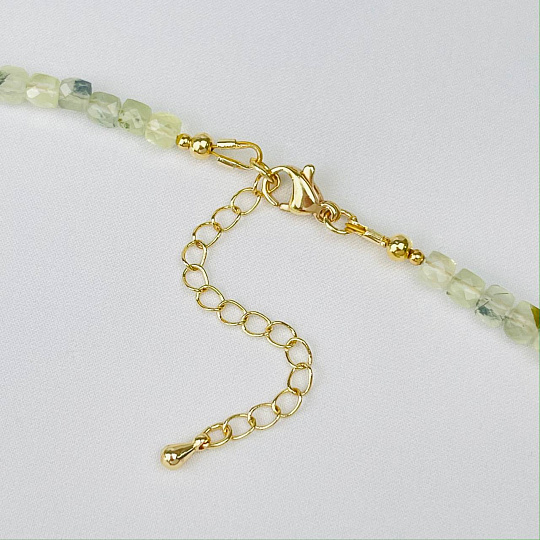 Колье из Пренита, Артикул: 115619 - изображение товара №3