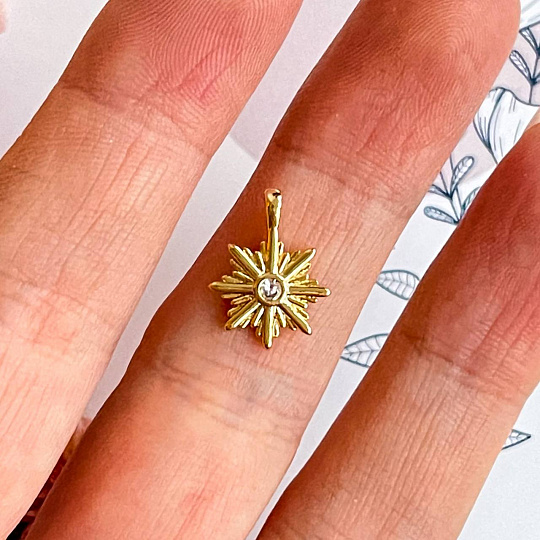 Подвеска "Снежинка" (1 шт), Артикул: 096785 - изображение товара №2