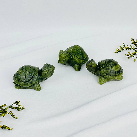 Черепаха из Змеевика (Серпентинит), Артикул: 095711 - изображение товара №1