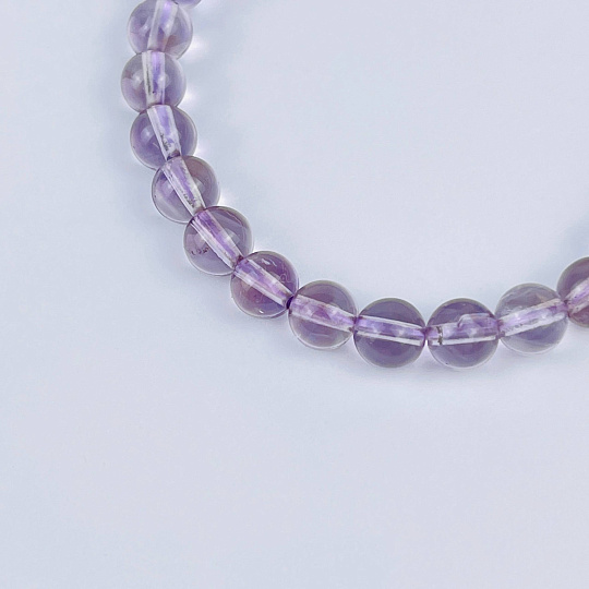 Браслет из лавандового Аметиста, Артикул: 117916 - изображение товара №3