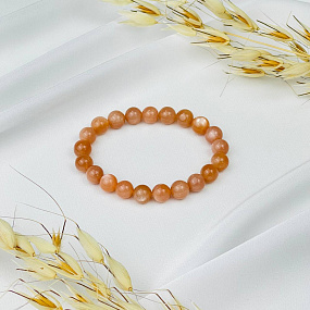 Браслет из Лунного камня, Артикул: 081083 - изображение товара №2