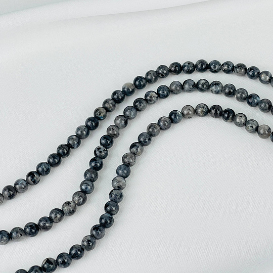 Бусины для украшений из Лабрадора (Лаврикит) (58 бусин), Артикул: 088814 - изображение товара №1