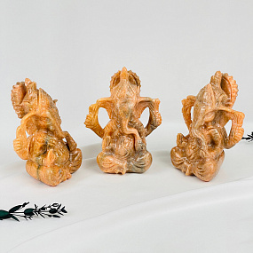 Статуэтка Ганеша из Яшмы, Артикул: 118012 - изображение товара №1