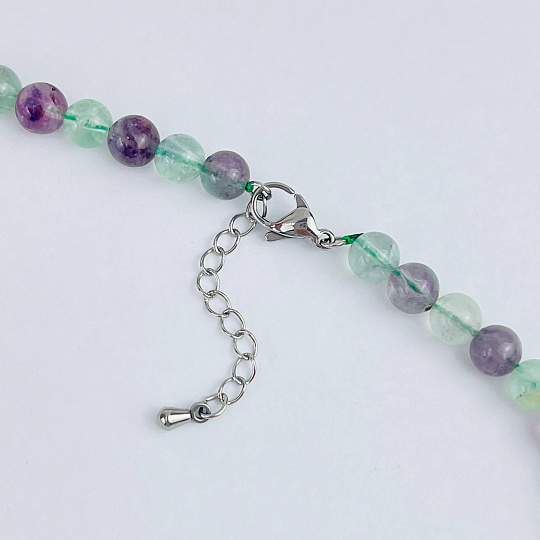 Колье из Флюорита, Артикул: 112787 - изображение товара №3