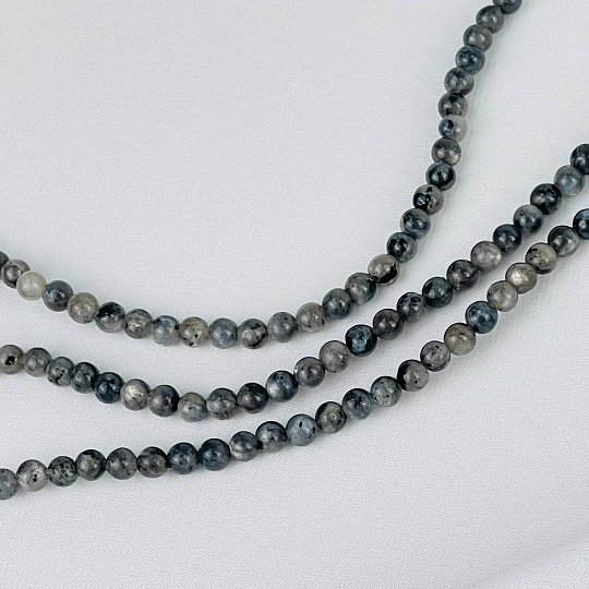 Бусины для украшений из Лабрадора (Лаврикит) (84 бусины), Артикул: 088815 - изображение товара №1