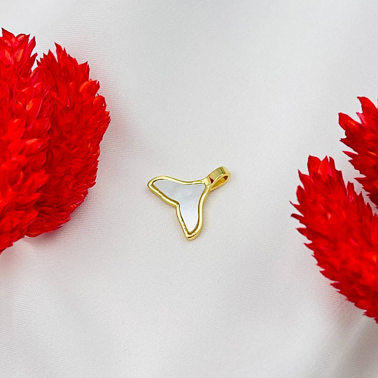 Подвеска перламутровая "Хвост" (1 шт), Артикул: 105872 - изображение товара №2