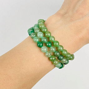 Бусины для украшений из Авантюрина (60 бусин), Артикул: 078115 - изображение товара №2