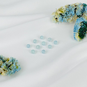 Бусины для украшений из Аквамарина (10 шт), Артикул: 116488 - изображение товара №1