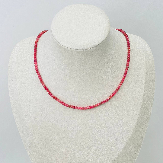 Колье из Родонита, Артикул: 087892 - изображение товара №1