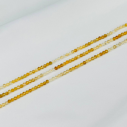 Бусины для украшений из Цитрина (110 бусин), Артикул: 084193 - изображение товара №2