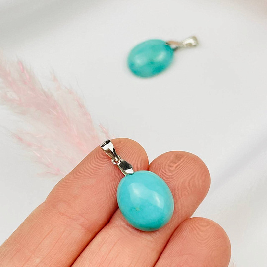 Кулон из Бирюзы, Артикул: 108390 - изображение товара №2