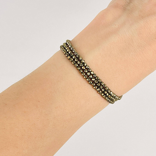 Бусины для украшений из Пирита, Артикул: 072299 - изображение товара №2