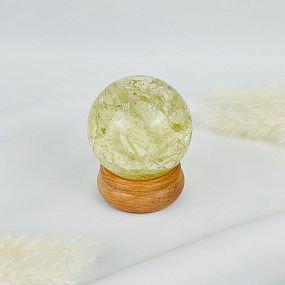 Шар из Цитрина на подставке, Артикул: 117487 - изображение товара №1