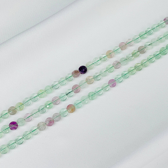 Бусины для рукоделия из камня Флюорит (Китай), Артикул: 070251 - изображение товара №1