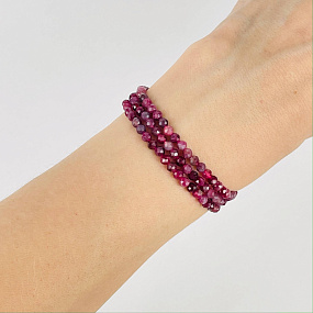 Бусины для украшений из розового Турмалина (114 бусин), Артикул: 117053 - изображение товара №2