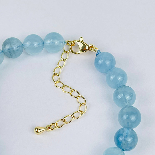 Браслет из Аквамарина, Артикул: 085068 - изображение товара №4