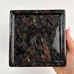 Блюдо из Арфведсонита (Нуумит), Артикул: 117108 - изображение товара №2