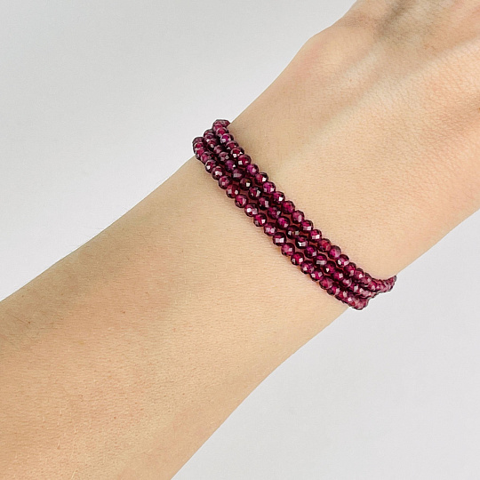 Бусины для украшений из Граната "Альмандин" огранка, Артикул: 092073 - изображение товара №1