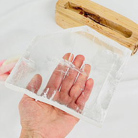 Срез Селенита на подставке, Артикул: 117485 - изображение товара №3