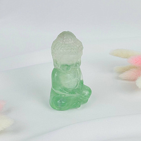 Фигурка Будда из Флюорита, Артикул: 117438 - изображение товара №2