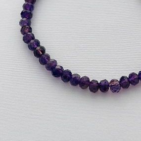 Браслет из Аметиста огранка "В", Артикул: 099733 - изображение товара №3