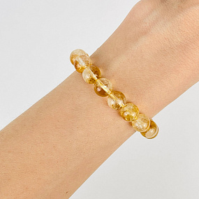 Браслет из Цитрина, Артикул: 077865 - изображение товара №1